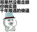 张学友：哥果然没看走眼你确实是千年难遇的傻逼表情包