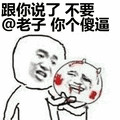 跟你说了不要@老子你个傻逼表情包