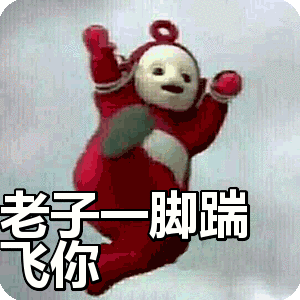 老子一脚踹飞你表情包